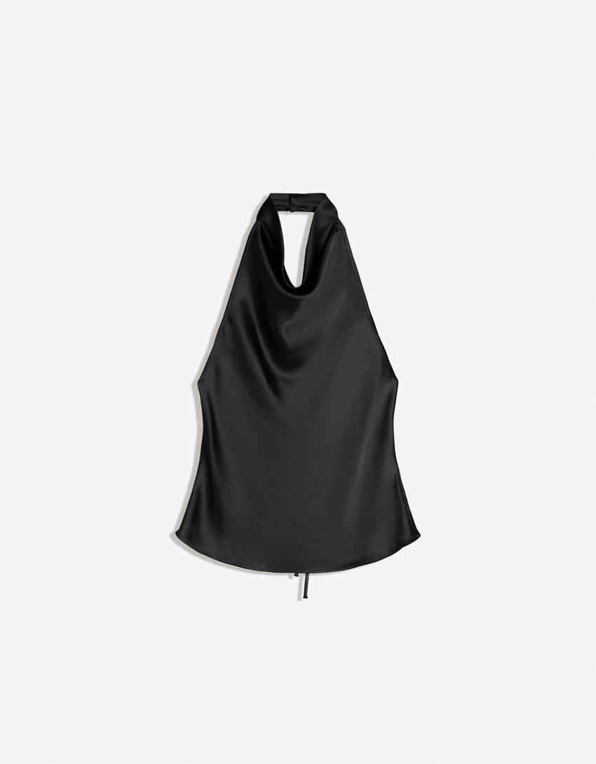 APVA Satin Halter Top