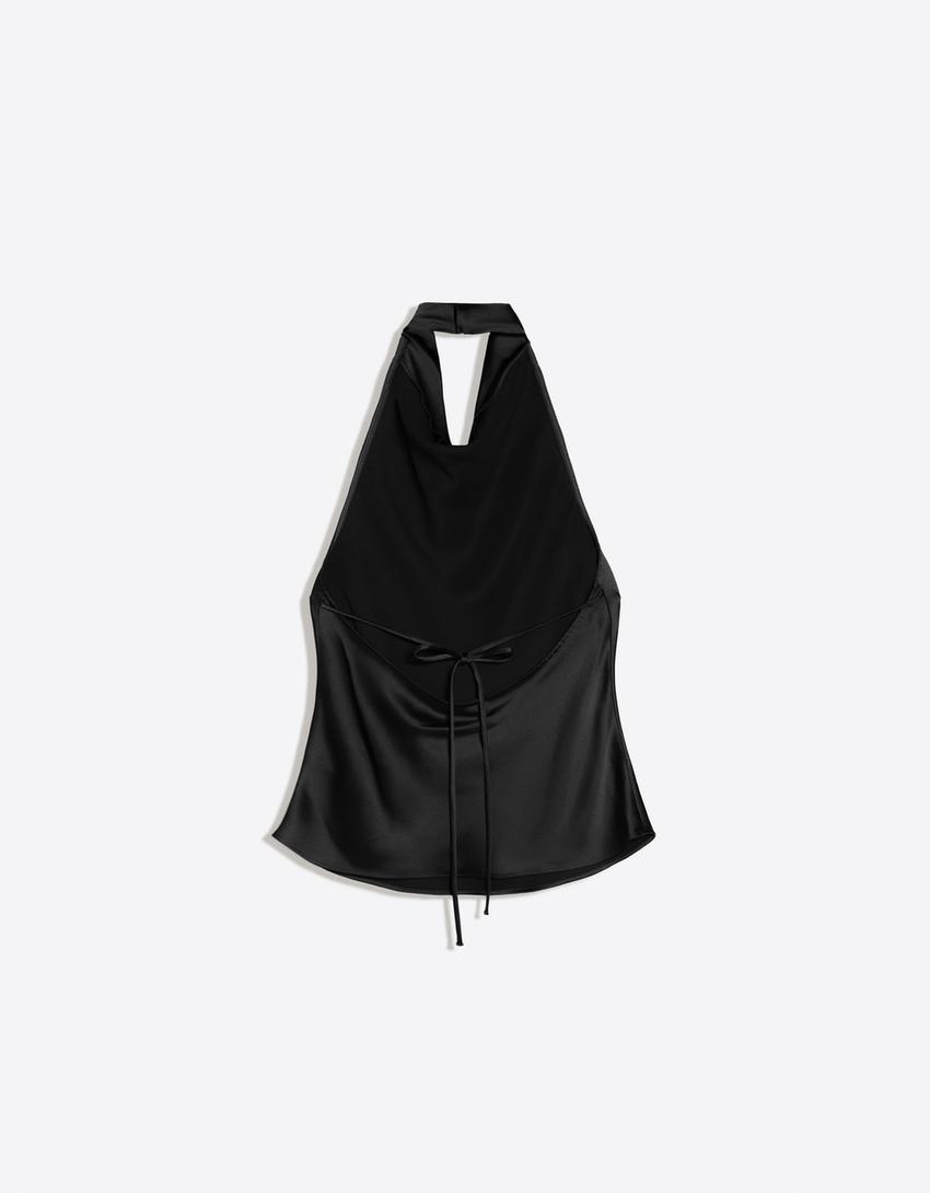 APVA Satin Halter Top