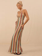 AIZA Halter Maxi Dress