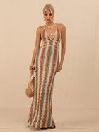 AIZA Halter Maxi Dress