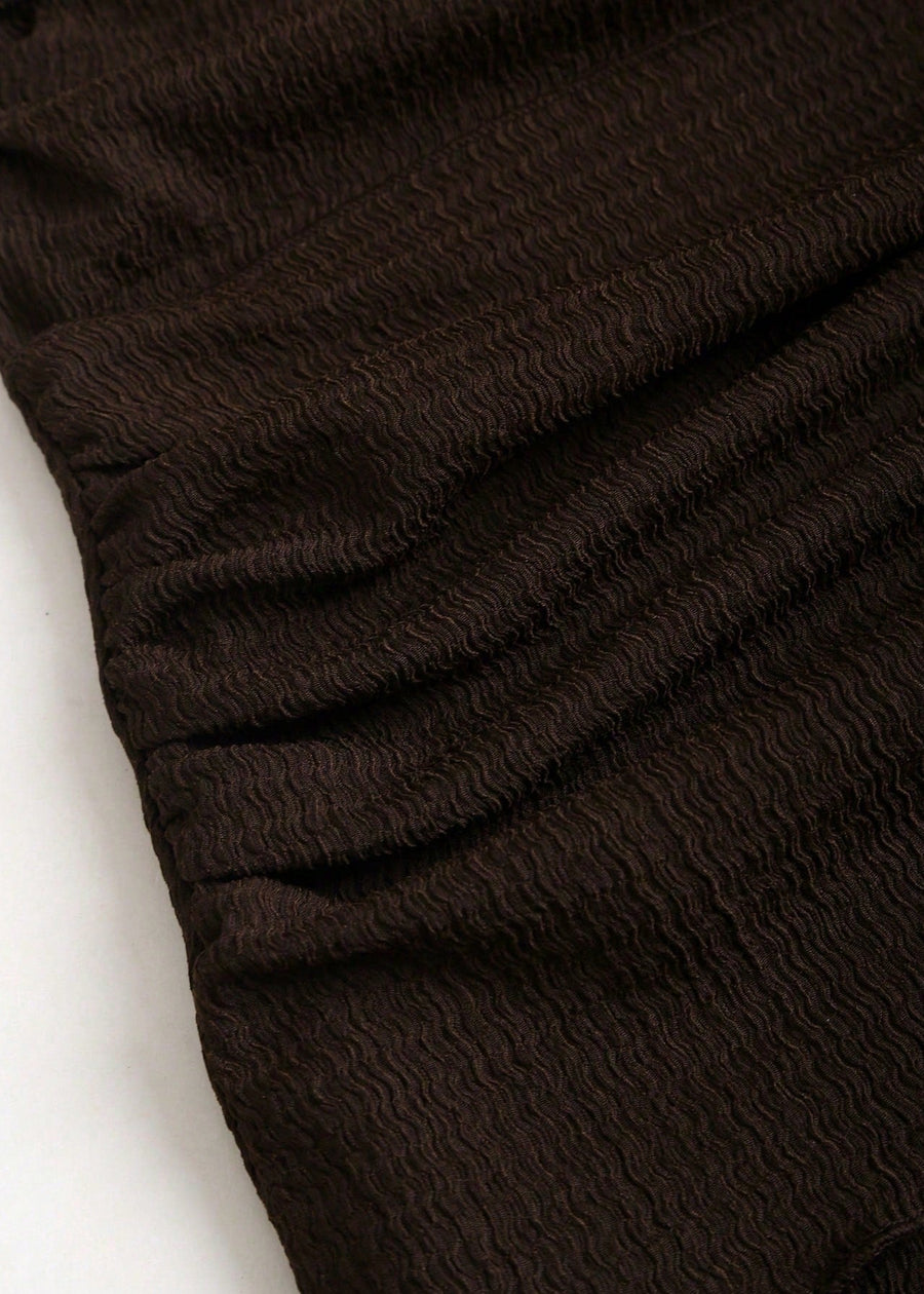 AOVA Backless Mini Dress