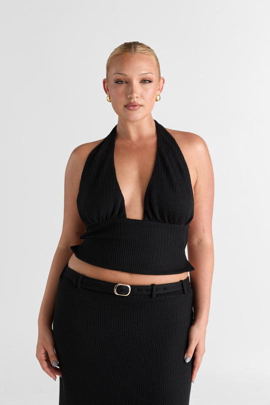 Haven Top Black