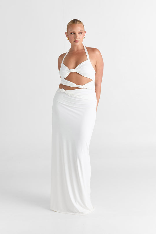 Oralia Dress White