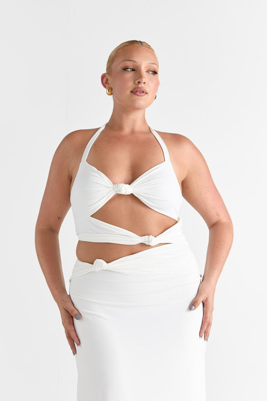 Oralia Dress White