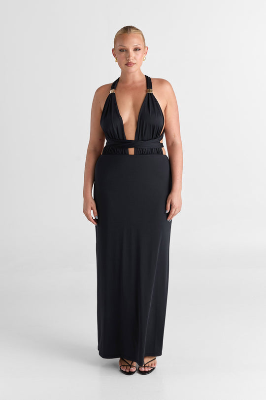 Mira Maxi Dress Black