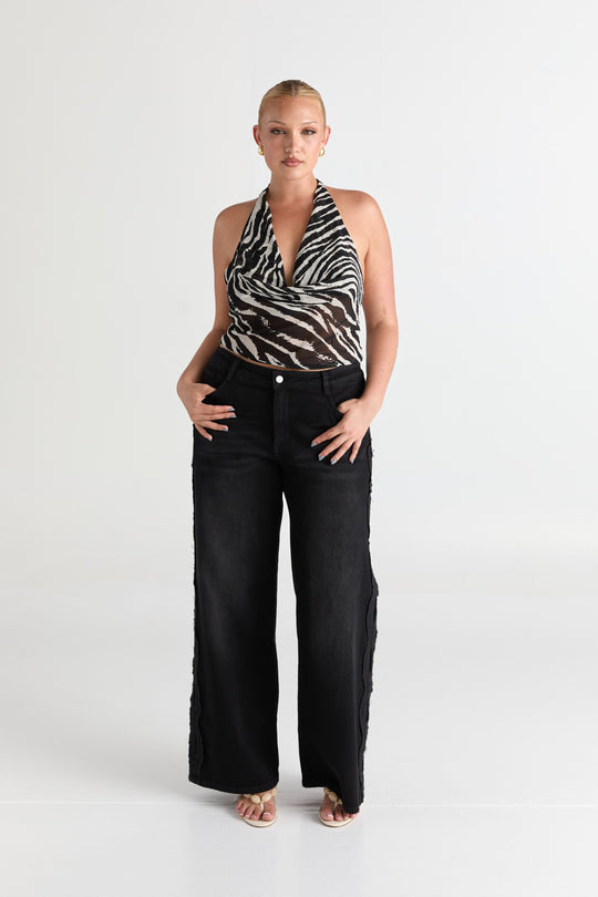 Cairo Jean Black
