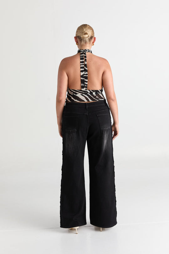 Cairo Jean Black