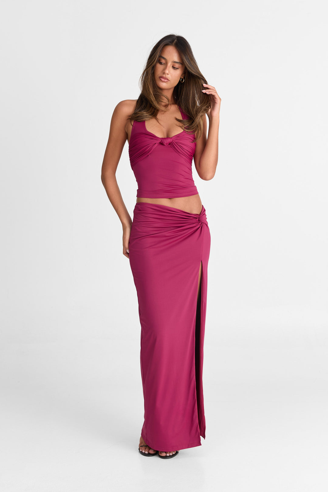 Kaia Skirt Ruby