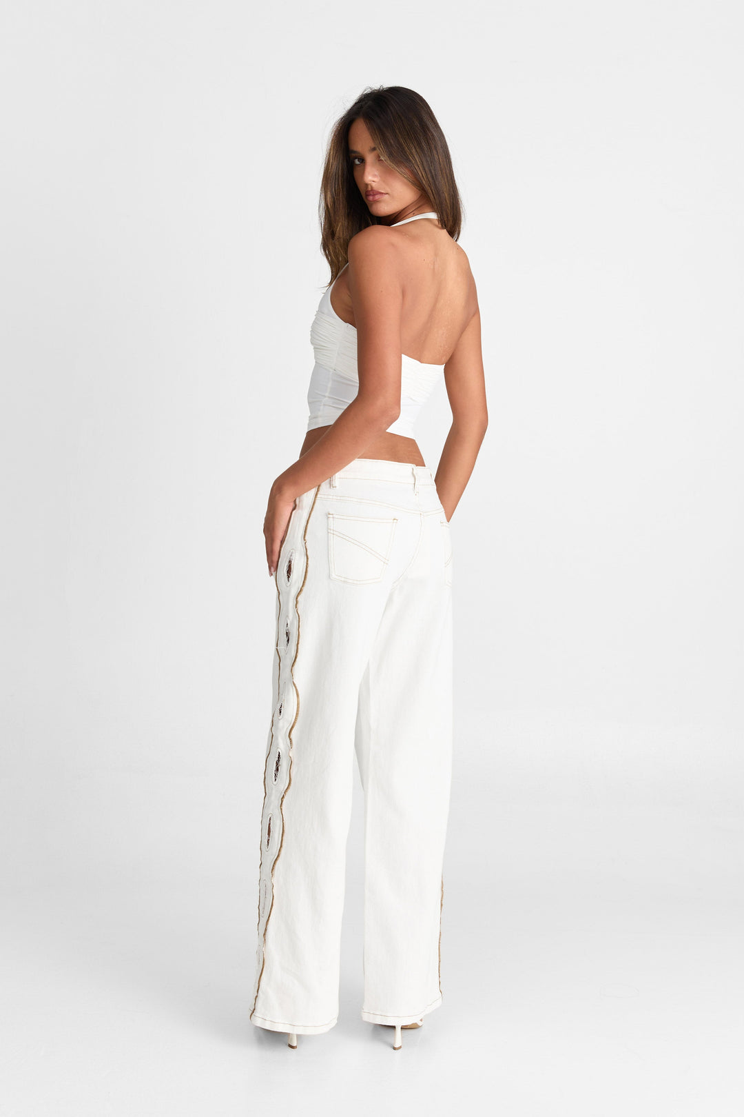 Cairo Jean White