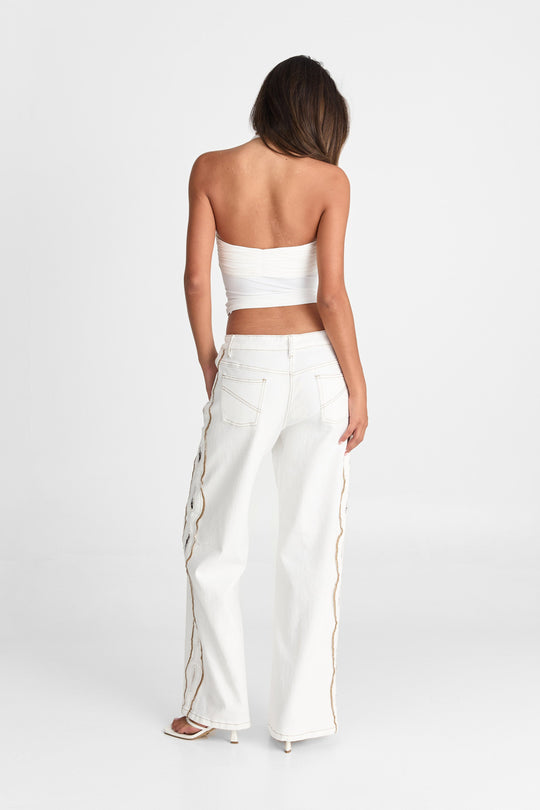 Cairo Jean White