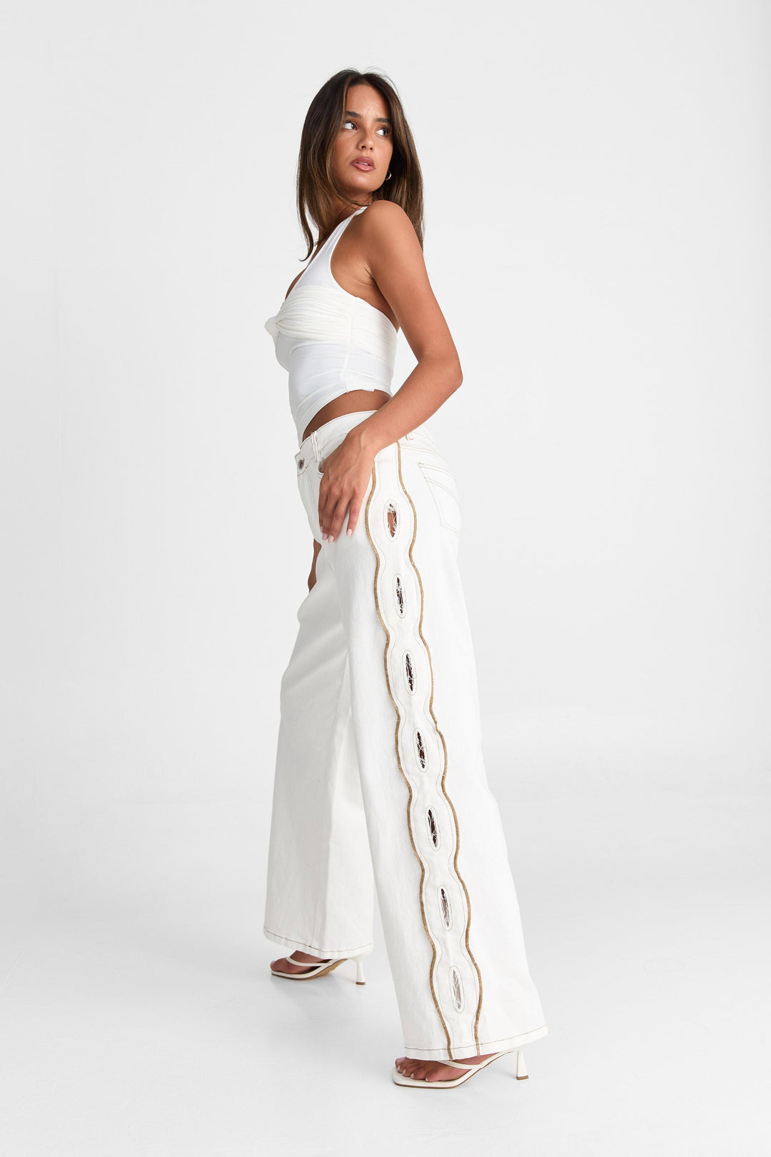 Cairo Jean White