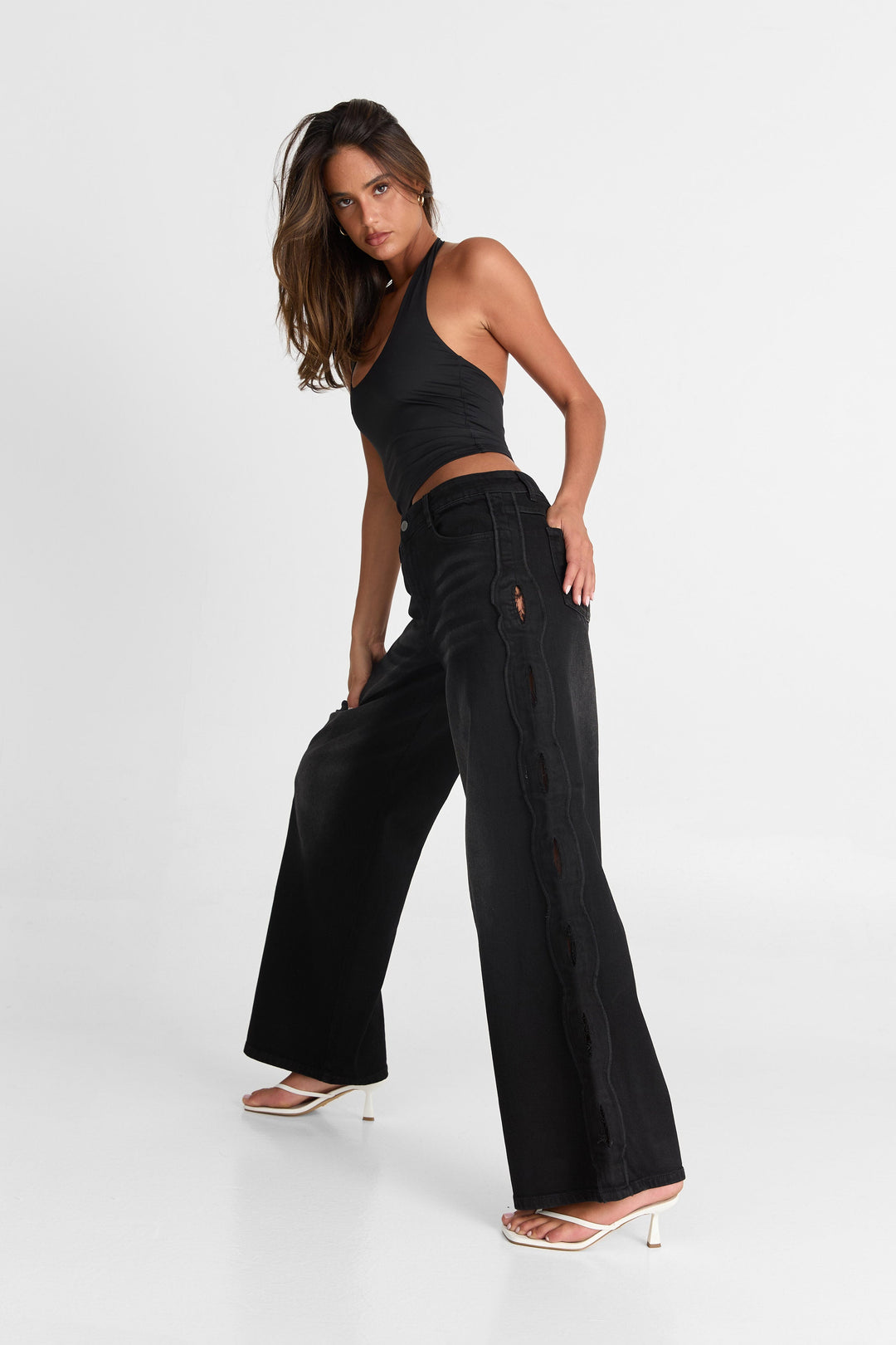 Cairo Jean Black