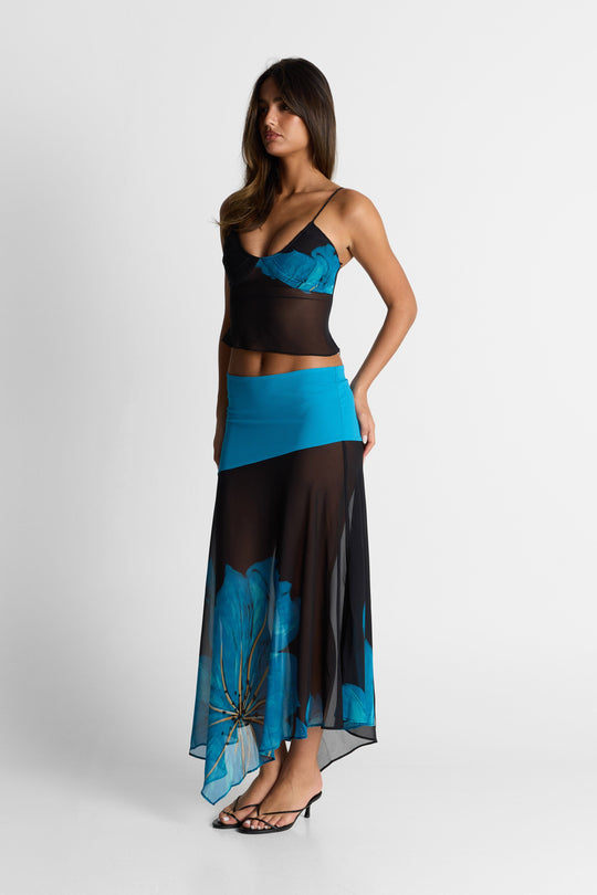 Raya Maxi Skirt Print
