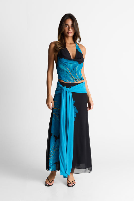 Marina Top Print