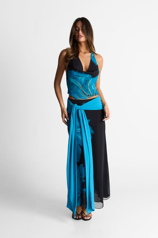 Marina Top Print