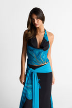 Marina Top Print