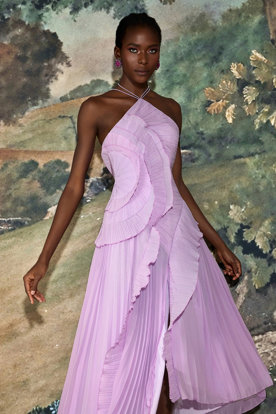 AOKA Halter Maxi Dress