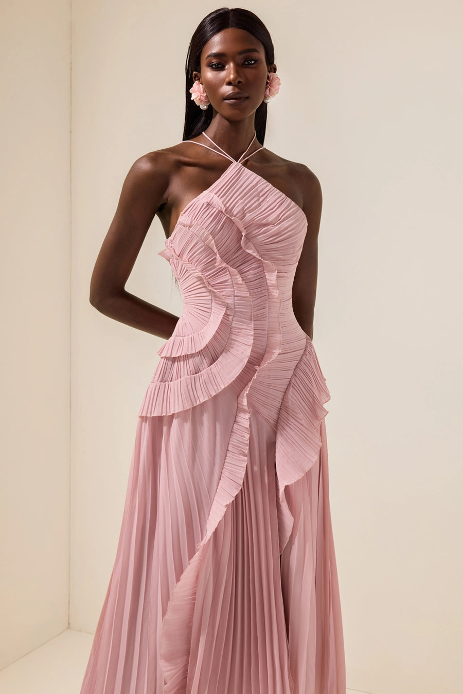 AOKA Halter Maxi Dress
