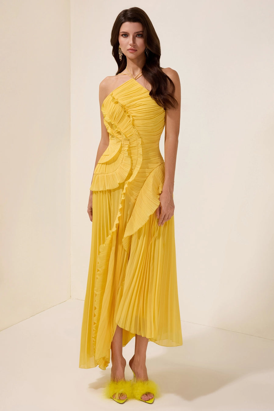 AOKA Halter Maxi Dress