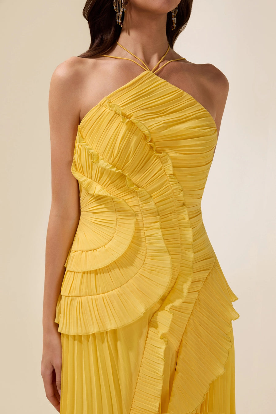 AOKA Halter Maxi Dress