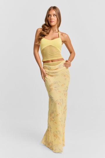 Juniper Maxi Skirt Yellow