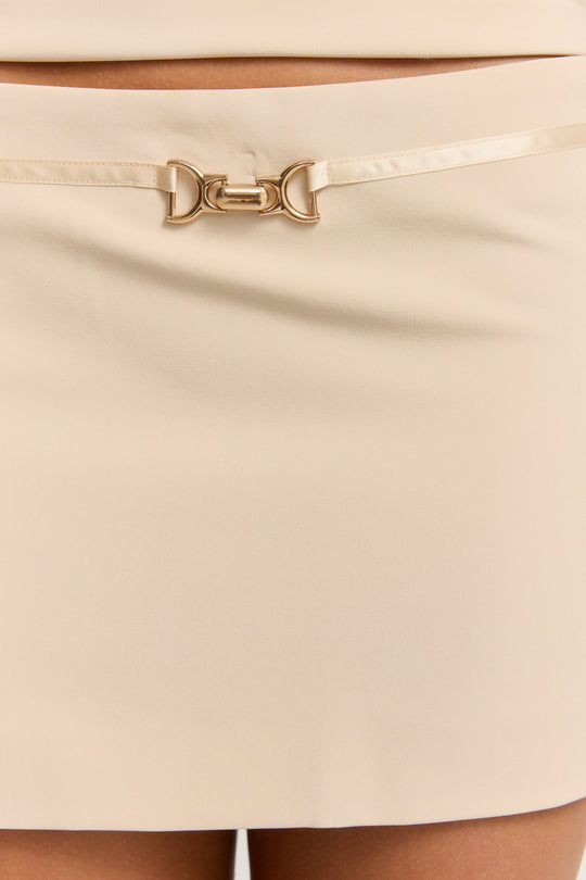 Zhara Mini Skirt Natural