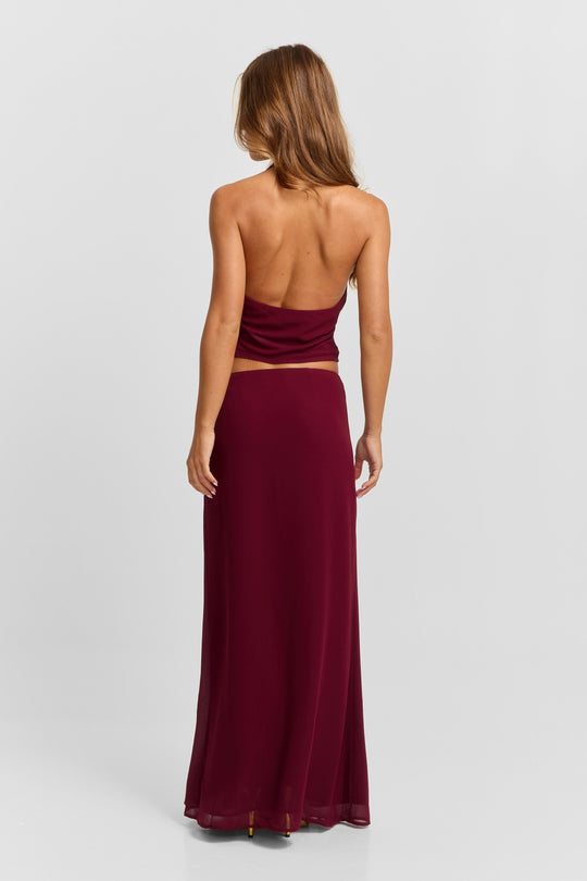 Seraphina Maxi Skirt Red