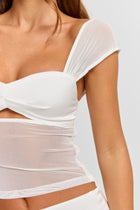 Anastasia Top White