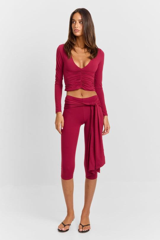 Elvira Capri Red