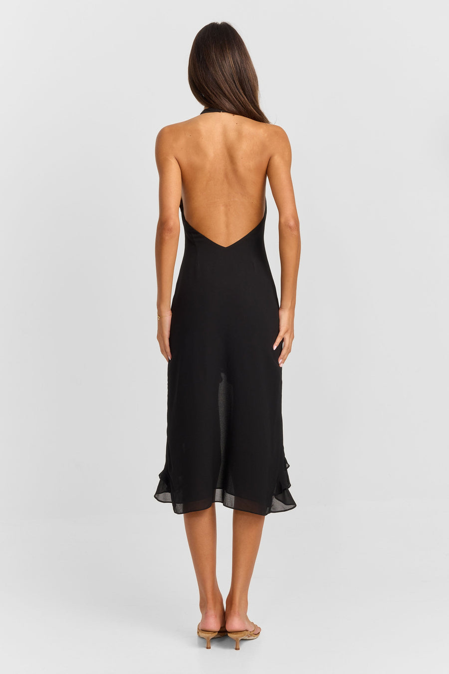 Cora Midi Dress Black