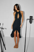 Cora Midi Dress Black