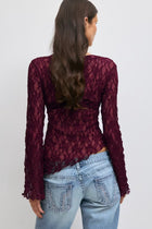LACE See-Through Crop Top