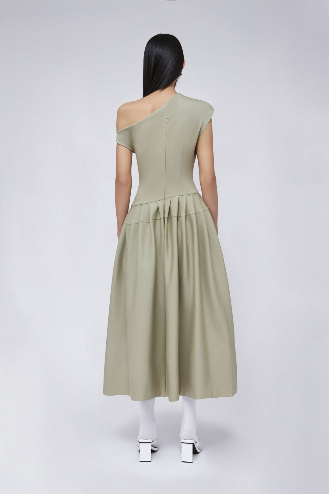 AMNA Pleated Dress
