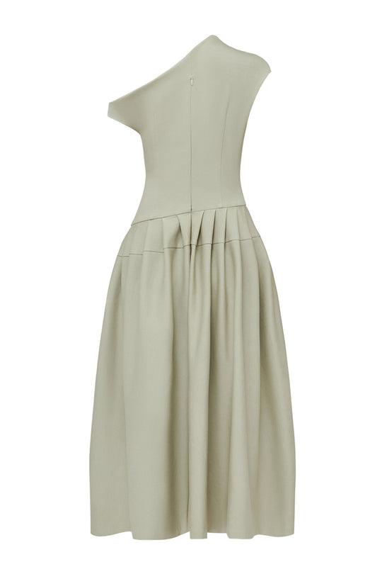 AMNA Pleated Dress
