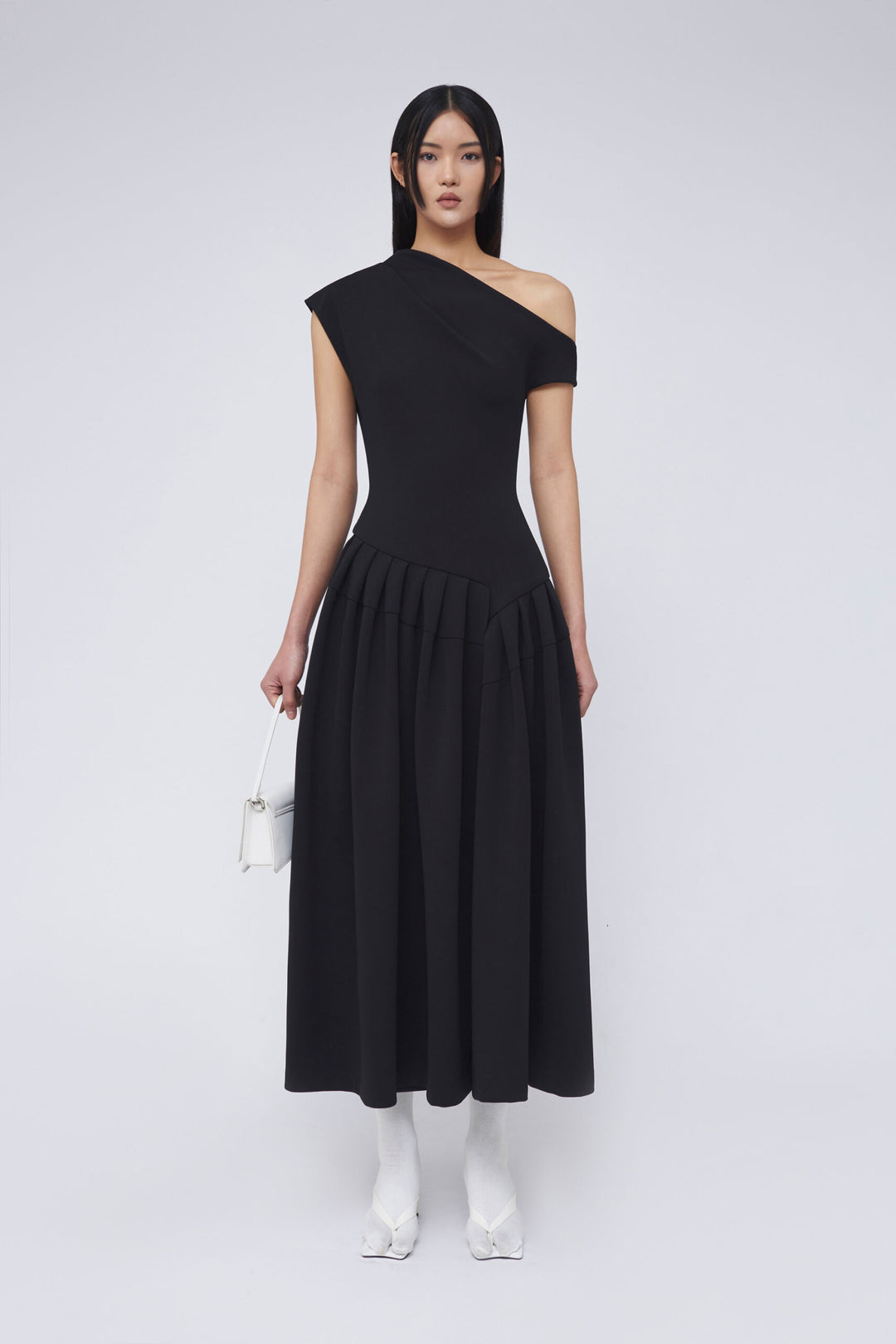 AMNA Pleated Dress