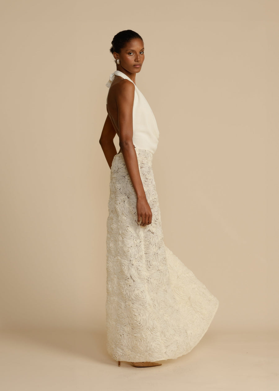 ADRIANA DRESS IVORY