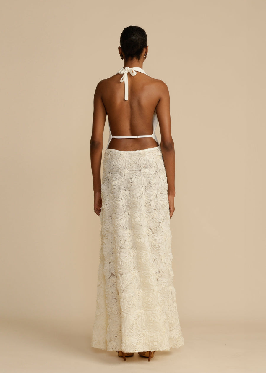 ADRIANA DRESS IVORY
