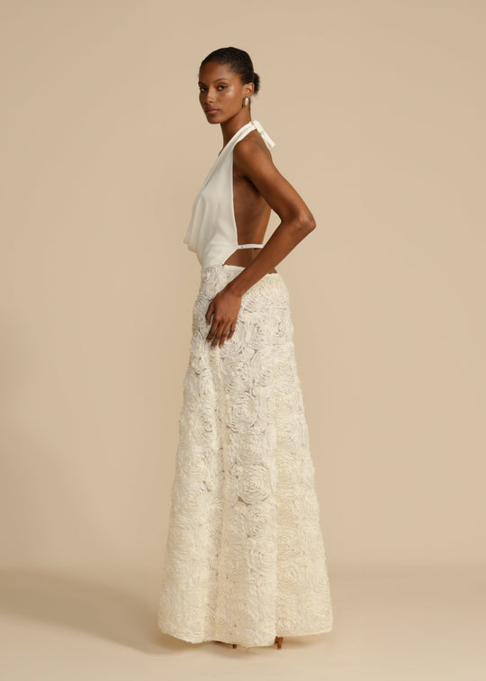 ADRIANA DRESS IVORY