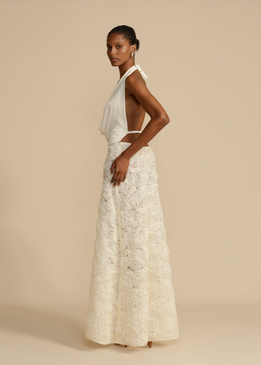 ADRIANA DRESS IVORY