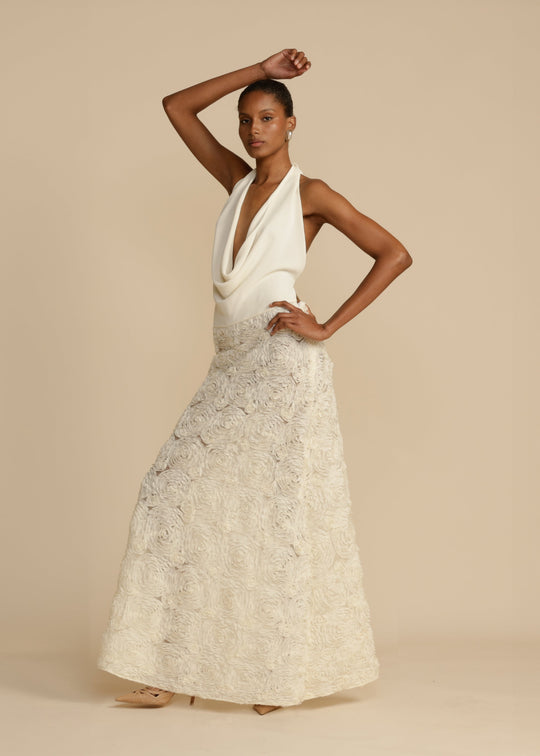 ADRIANA DRESS IVORY