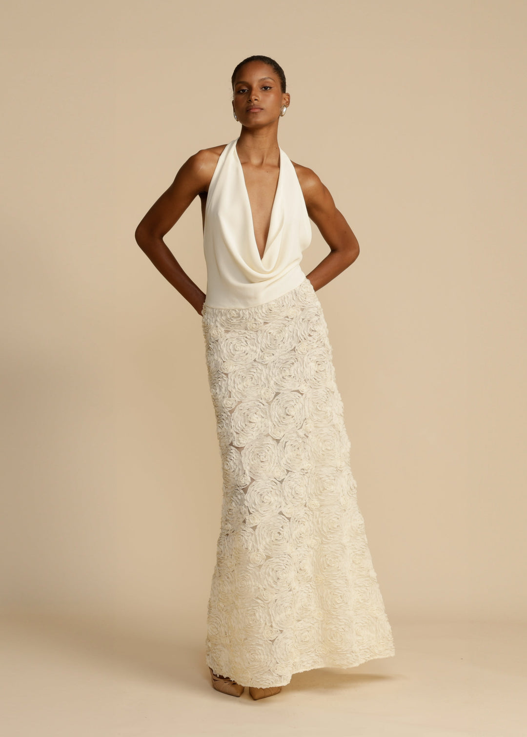 ADRIANA DRESS IVORY