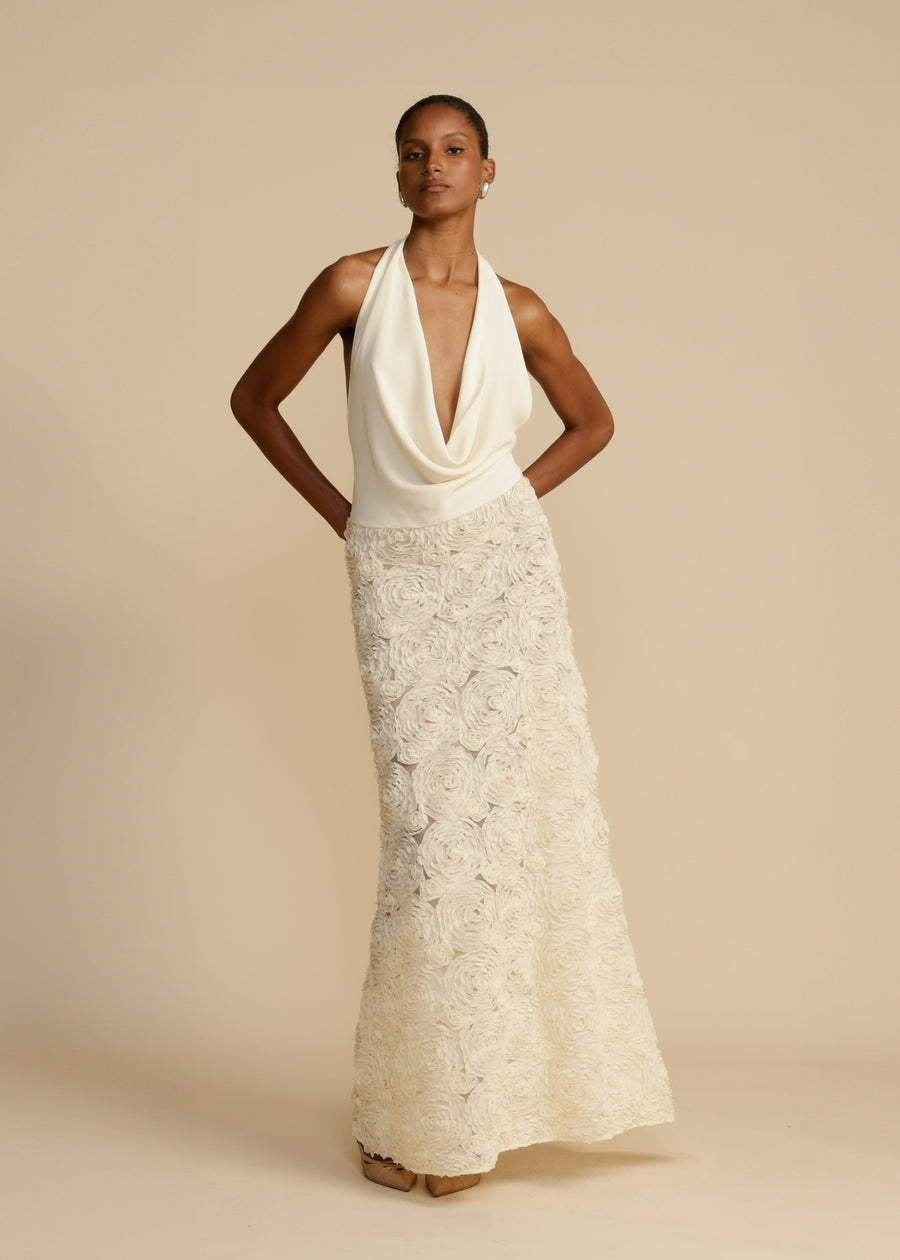 ADRIANA DRESS IVORY