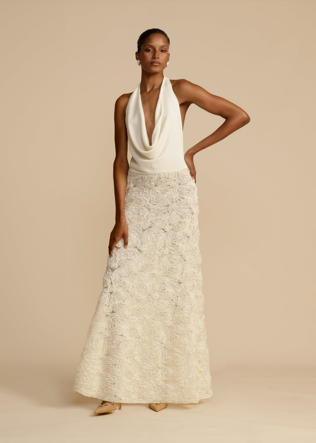 ADRIANA DRESS IVORY
