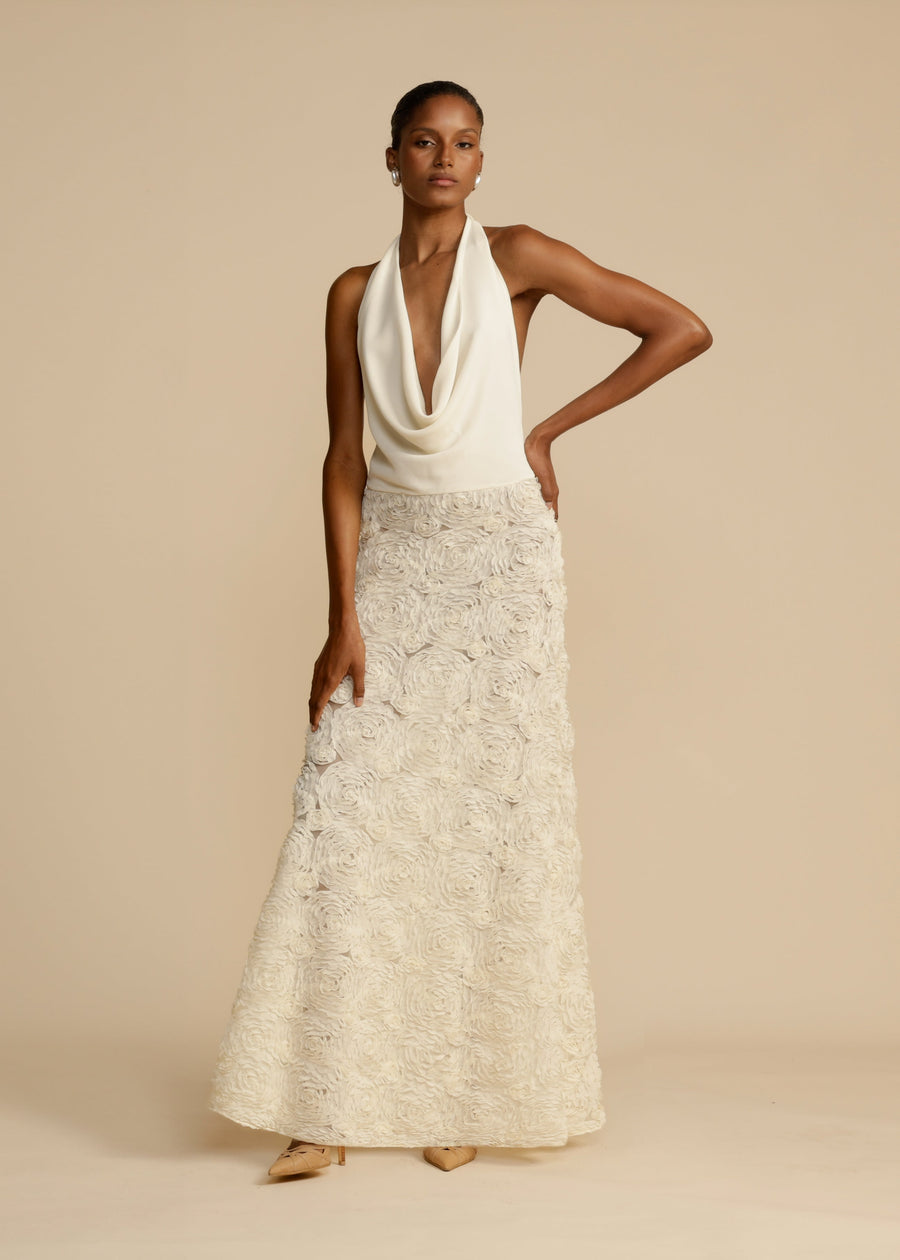 ADRIANA DRESS IVORY