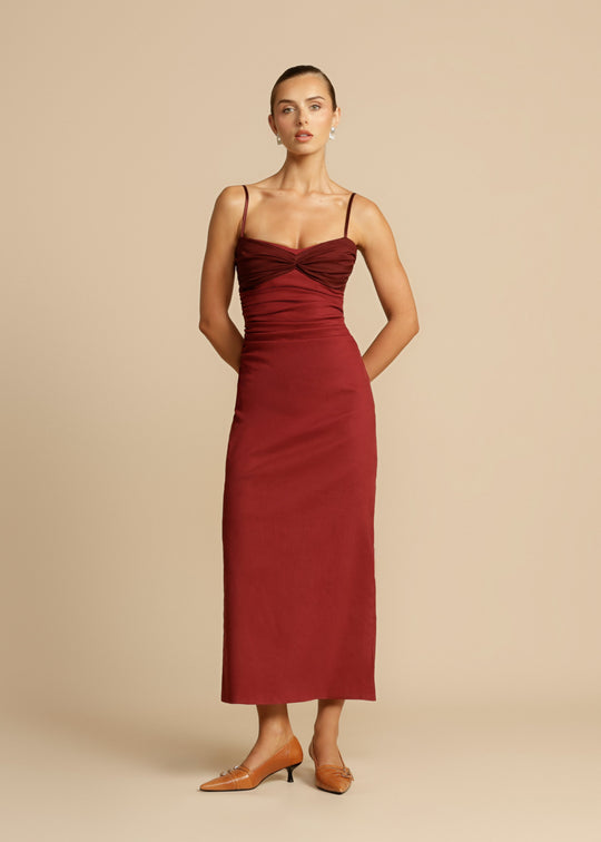 KINSLEY DRESS WINE
