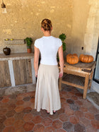 Addie Deep V Twist Front Top