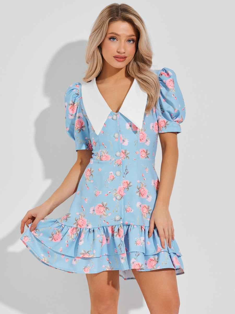 MIMI Pearl Button Puff Mini
