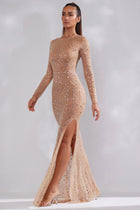LUMI Glitter Mesh Cover-Up Maxi