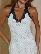 AUTA Halter Mini Dress