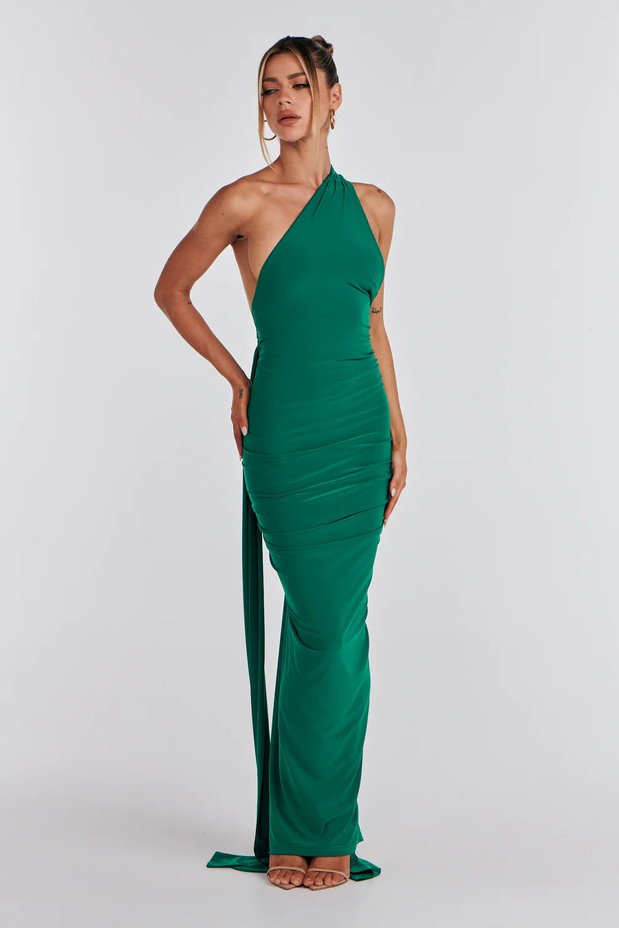 AOSA Backless Maxi Dress